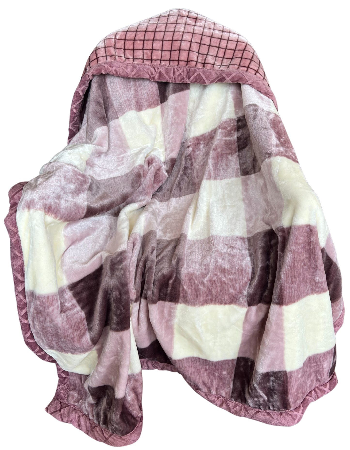 Shawl Blanket with Buttons (60"×40") – Silk‑Touch Double‑Face Fleece | YUGOLD