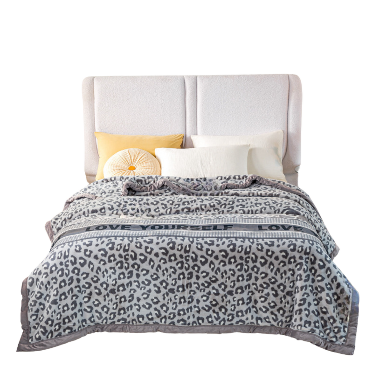 Shawl Blanket with Buttons (60"×40") – Silk‑Touch Double‑Face Fleece | YUGOLD